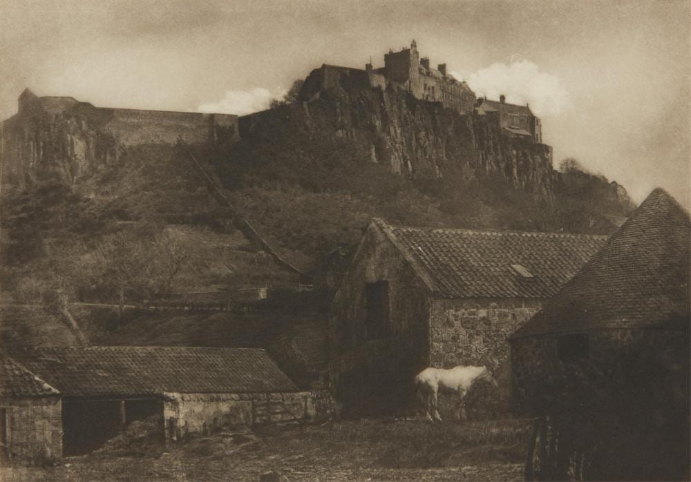 James Craig Annan comparable auction result: james craig annan 1864 1946 stirling castle 1907 photogravure on tissue paper image sheet 6 h x 8 625 w sheet 8 h x 11 w