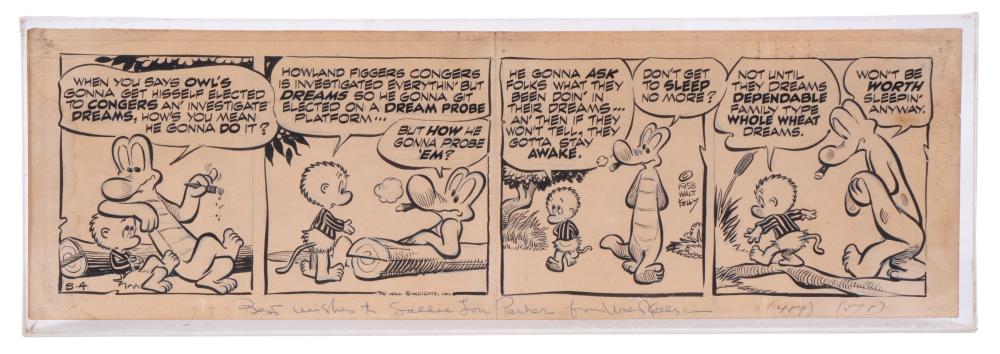 Walt Kelly comparable auction result: walt kelly ca 1913 1973
