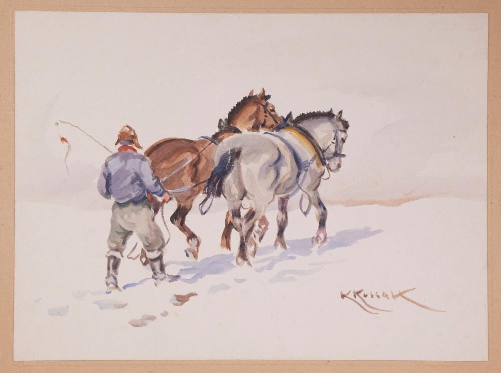 Karol Kossak comparable auction result: karol kossak poland 1896 1975