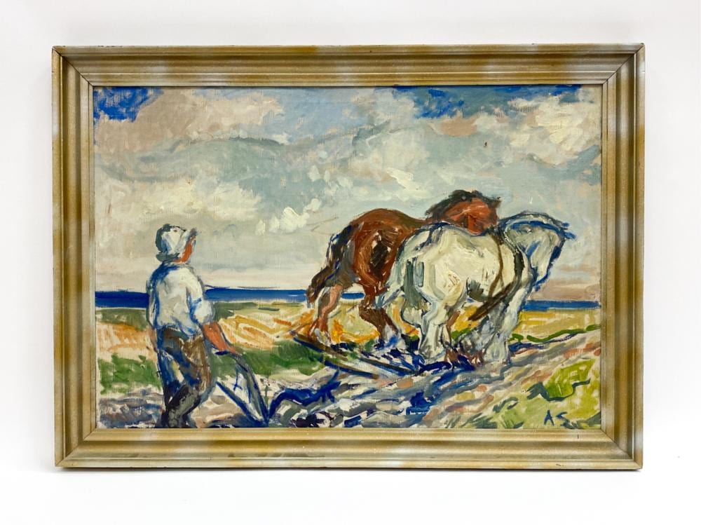 Aage Strand comparable auction result: aage strand danish 1910 1975 oil on canvas