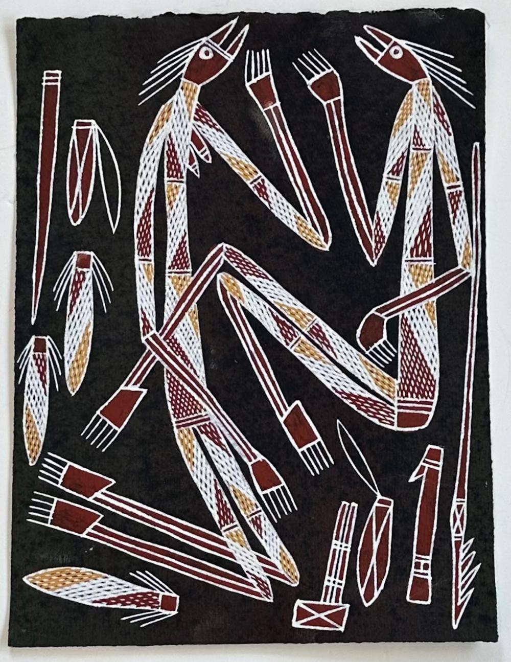 djawida nadjongorle australian 1943 2008 aboriginal australian painting mimi spirits · Kensington Estate Auctions · 2024-10-28 Djawida Nadjongorle comparable auction result: djawida nadjongorle australian 1943 2008 aboriginal australian painting mimi spirits