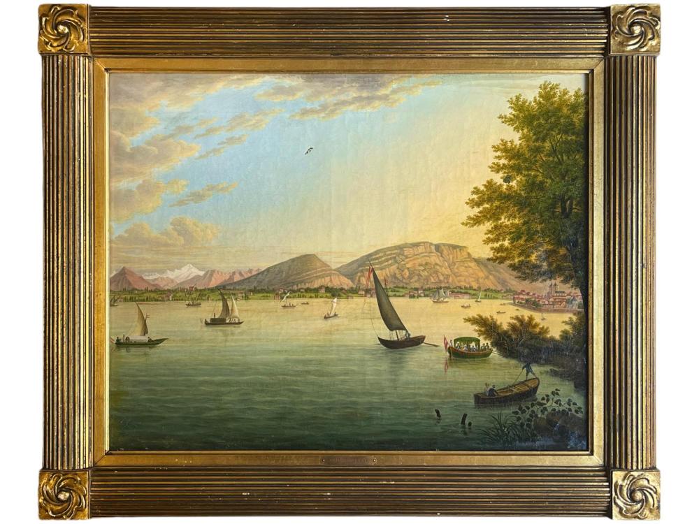 John William Casilear comparable auction result: john william casilear 19th c american oil painting