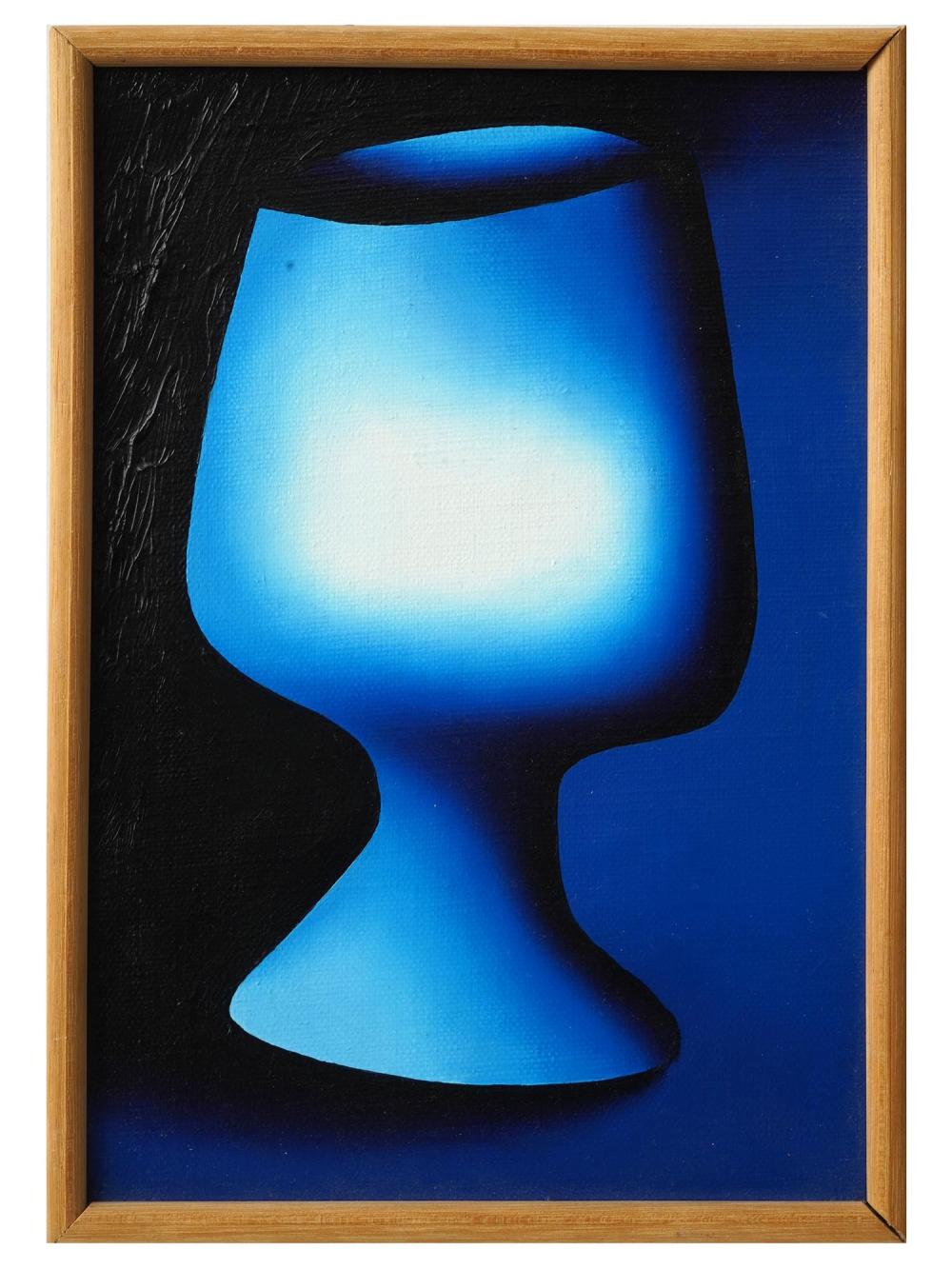 Oleg Nikolaevic Celkov comparable auction result: russian oil painting glass by oleg tselkov