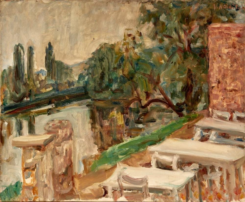 Vladimir Naiditch comparable auction result: vladimir naiditch 1903 1980 81 on the terrace