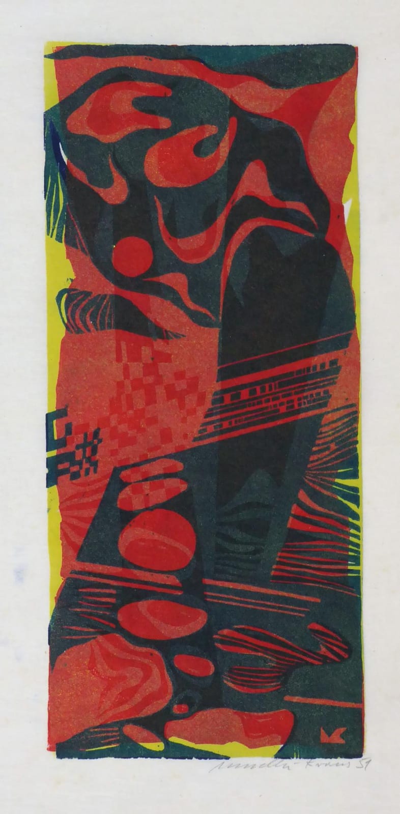 Erich Müller-Kraus comparable auction result: erich m ller kraus ohne titel