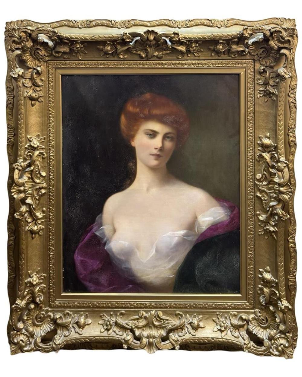 antique signed henri rondel oil on canvas · Monarch Auction and Estate Services · 2024-10-20 Henri Rondel comparable auction result: antique signed henri rondel oil on canvas