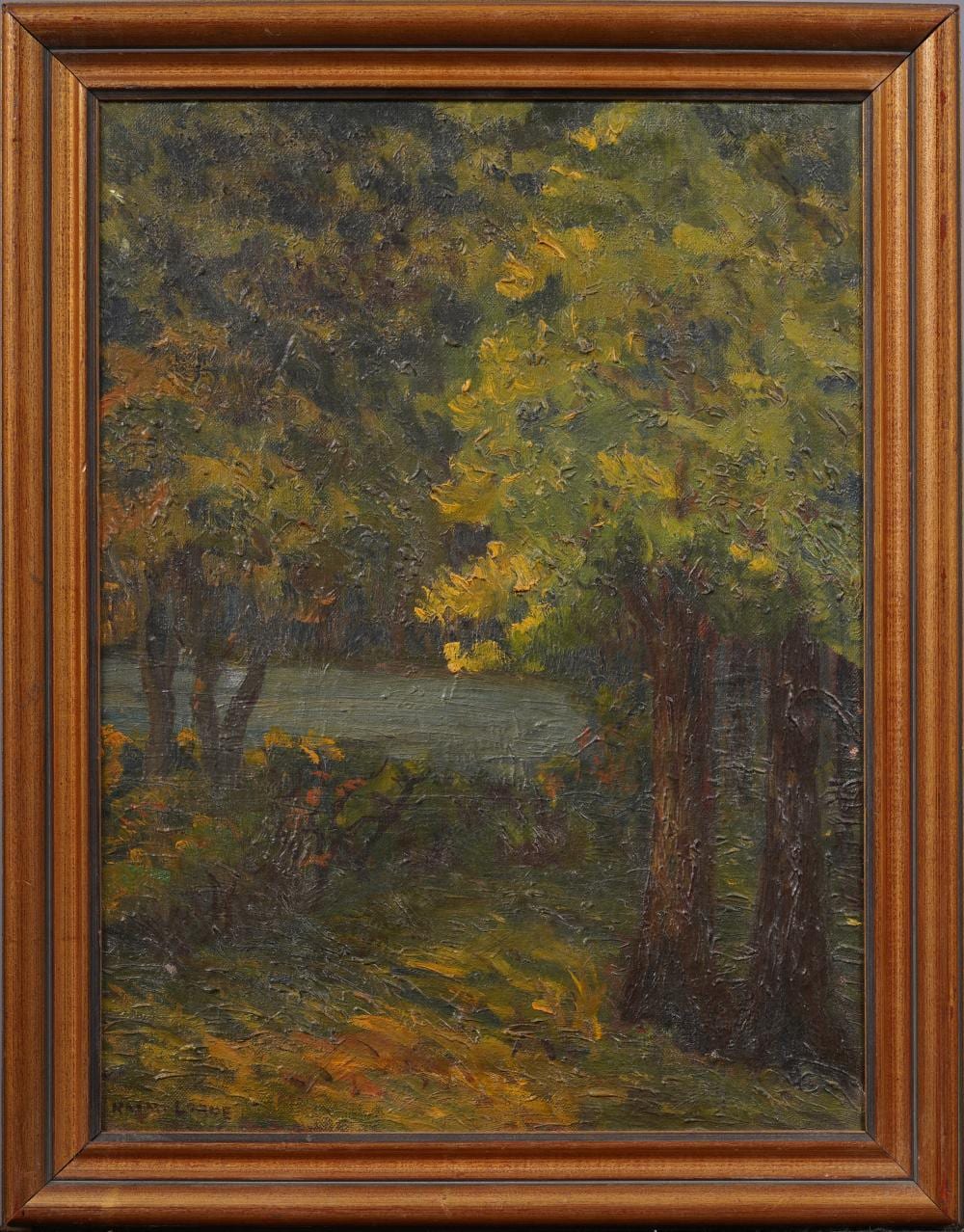 Naomi Lorne comparable auction result: naomi lorne 1902 1964 antique american impressionist woman artist framed landscape oil painting