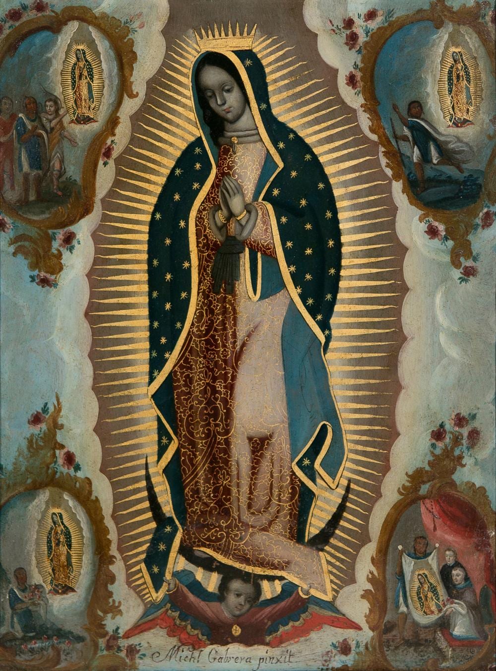 Miguel Cabrera comparable auction result: miguel cabrera antequera de oaxaca mexico 1695 mexico 1768