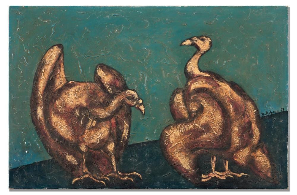 bahman mohasses 1931 rasht 2010 rome untitled oil on canvas 15 x · Christie's · 2024-10-31 Bahman Mohasses comparable auction result: bahman mohasses 1931 rasht 2010 rome untitled oil on canvas 15 x