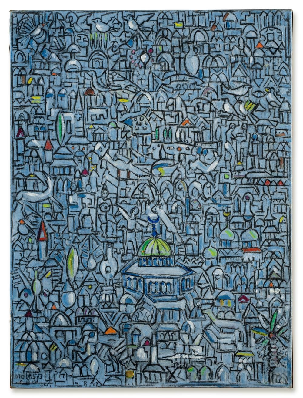 jamil molaeb b 1948 baissour jerusalem oil on canvas 27 x 20in 68 6 · Christie's · 2024-11-04 Jamil Molaeb comparable auction result: jamil molaeb b 1948 baissour jerusalem oil on canvas 27 x 20in 68 6