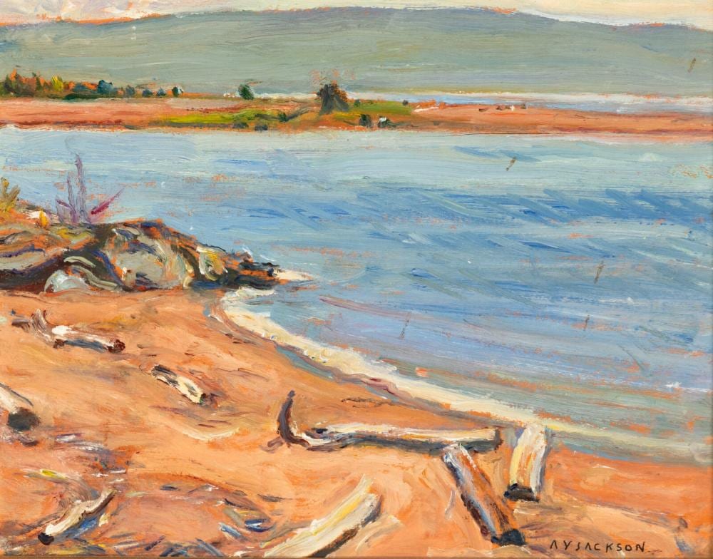 Alexander Young Jackson comparable auction result: alexander young jackson canadian 1882 1974 sandy cove lake superior 1966