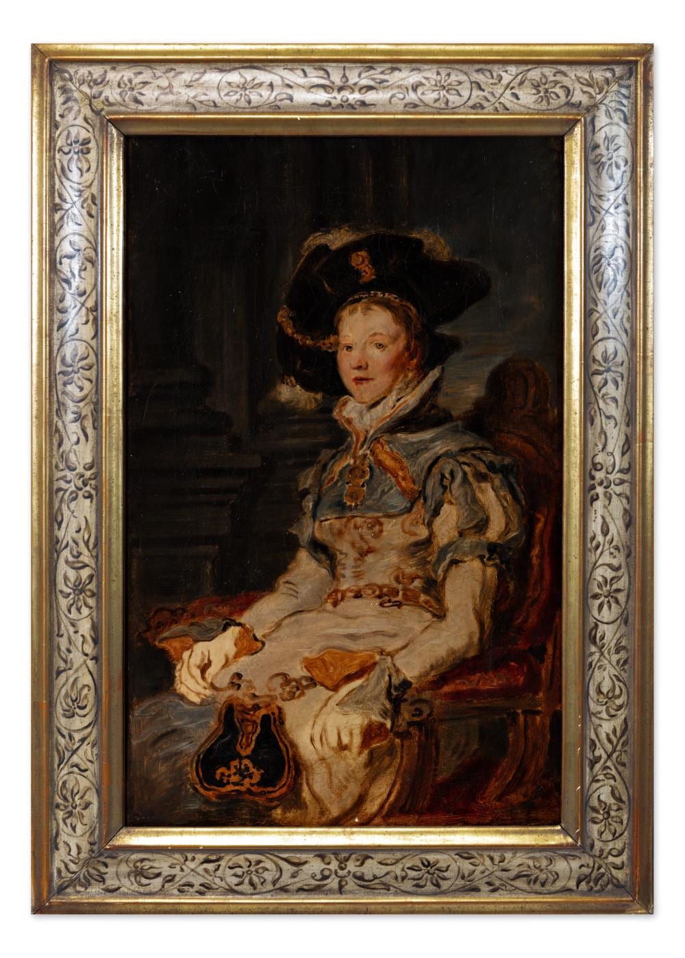 Hans (1829) Canon comparable auction result: hans canon austria austrian 1829 1885 lady in renaissance costume