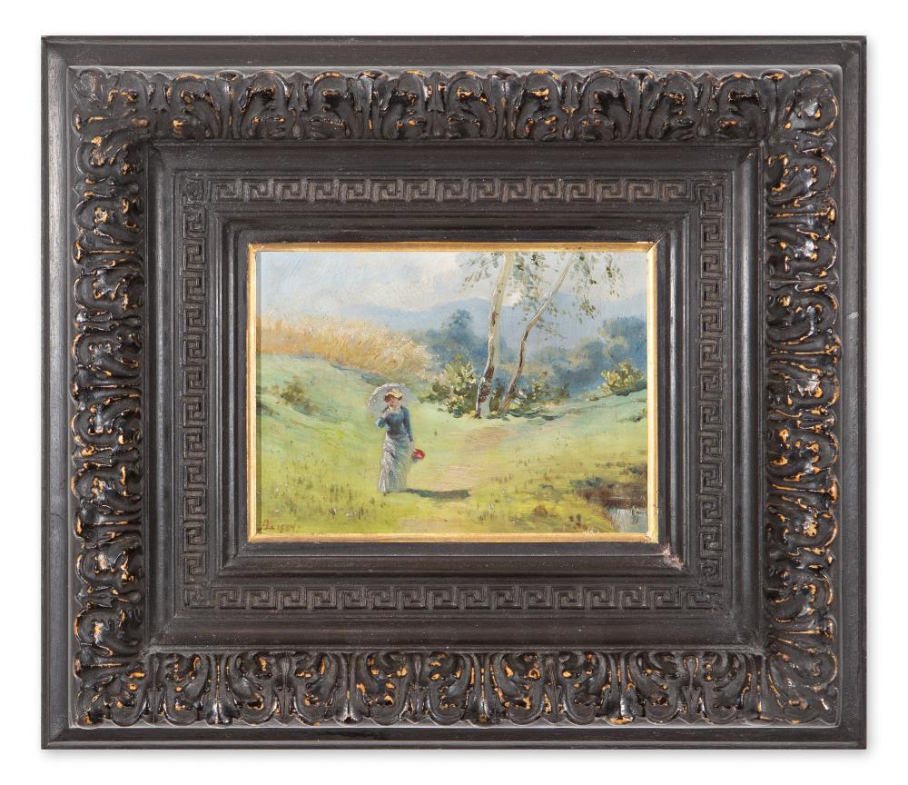 adolf liebscher czech bohemian 1857 1919 on a walk · Einszwei Gallery · 2024-11-25 Adolf (1857) Liebscher comparable auction result: adolf liebscher czech bohemian 1857 1919 on a walk