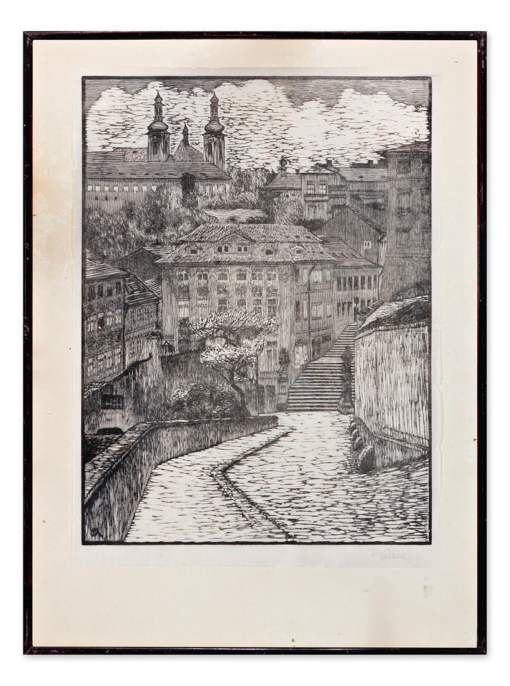 Frantisek Kobliha comparable auction result: frantisek kobliha czech bohemian 1877 1962 from hradcany