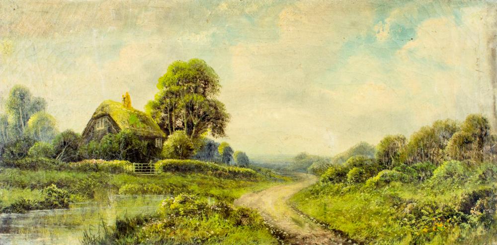 Edwin Cole comparable auction result: edwin cole uk 19 20c oil painting antique