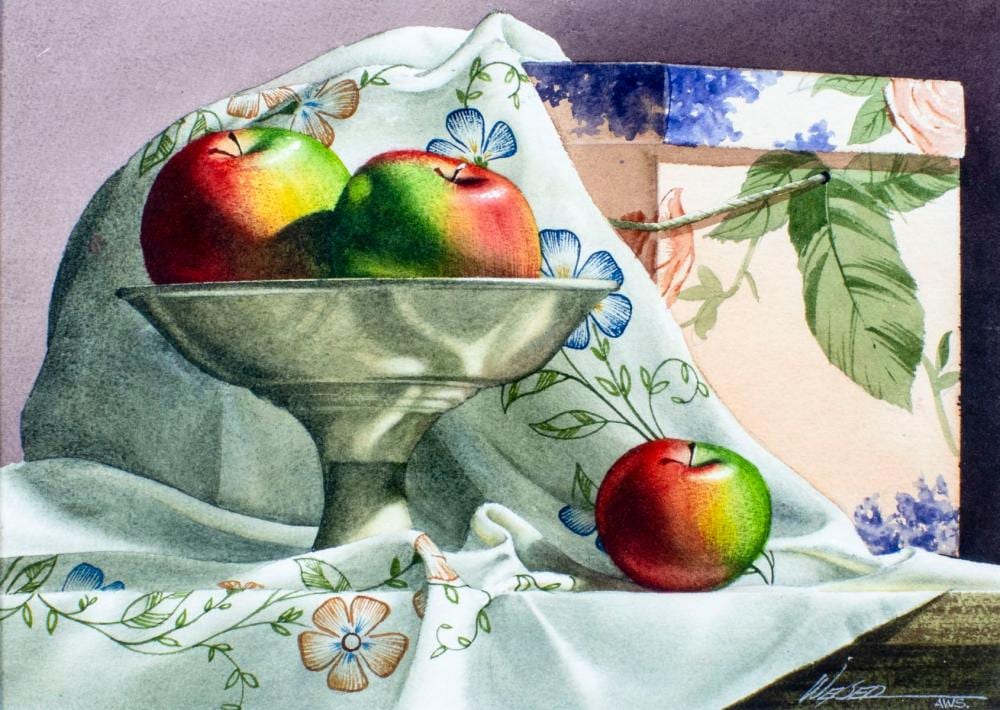 Michael J Weber comparable auction result: michael j weber oh ny fl 1941 2019 watercolor painting