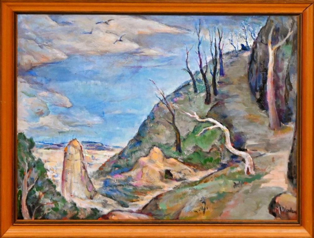 Marjorie Woolcock comparable auction result: marjorie woolcock seaside landscape