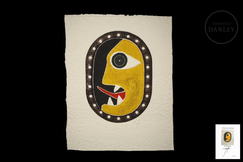 Juan García Ripollés comparable auction result: juan garc a ripoll s 1932 mask