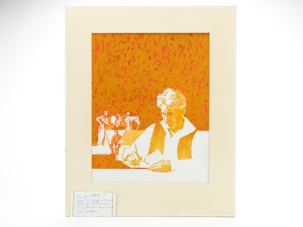 Roy Grinnell comparable auction result: roy grinnell b 1933 illustration