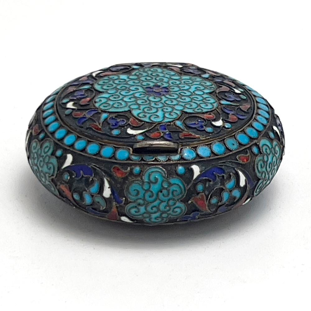Gustav Klingert comparable auction result: gustav klingert russian cloisonn snuff box