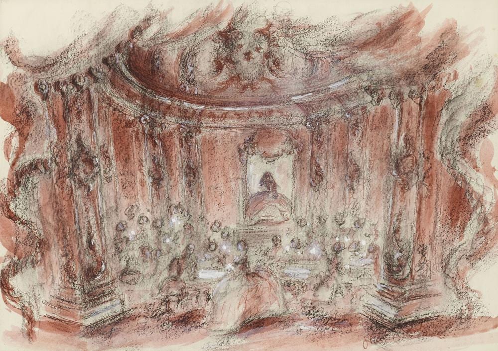Oliver Messel comparable auction result: oliver hilary sambourne messel 1904 1978 set design for alexander pushkin s pique dame the queen of spades 1949 sight 15 x 21 in 38 1 x 53 3 cm
