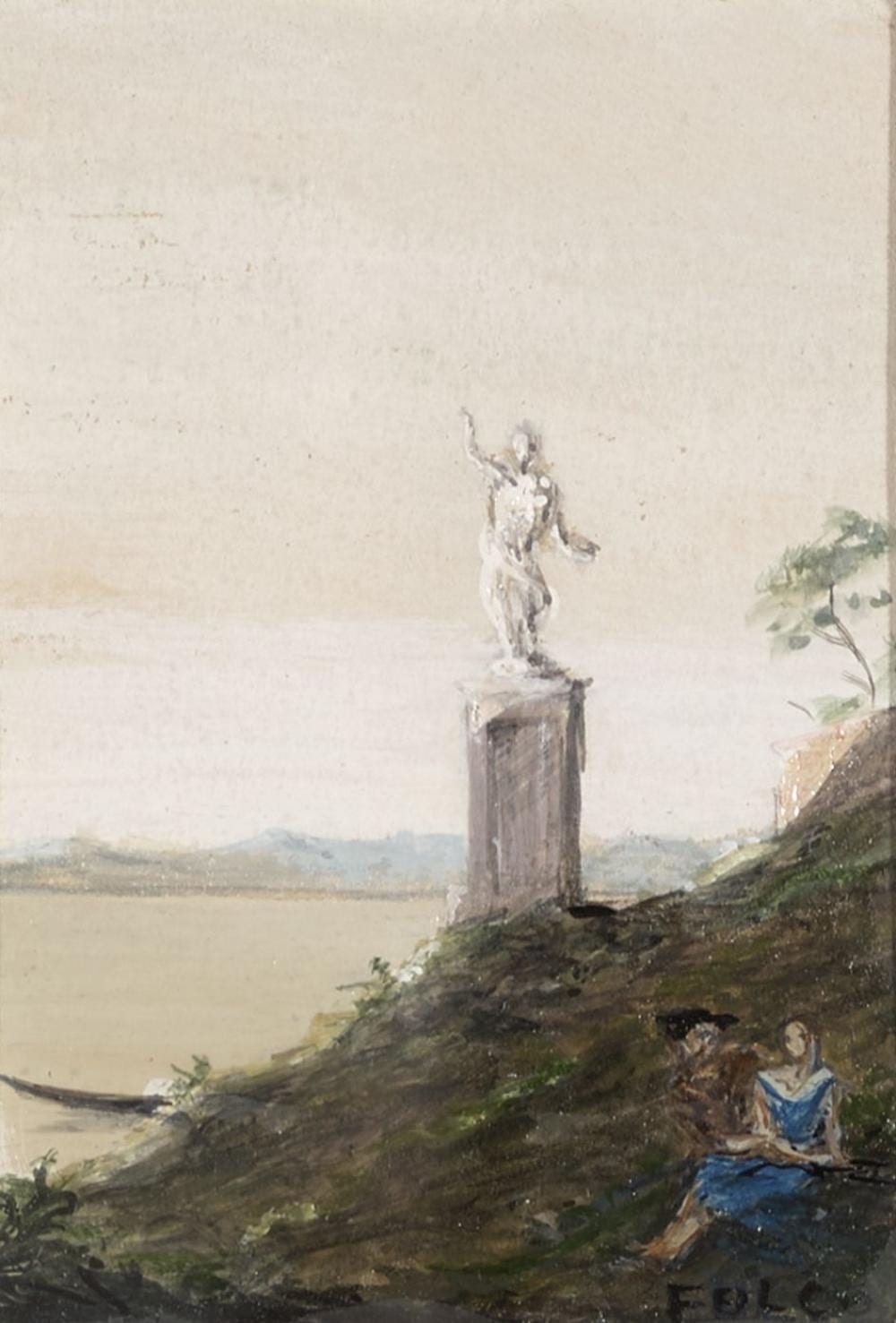 Fulco di Verdura comparable auction result: fulco di verdura 1898 1978 idyll sight 2 3 4 x 1 3 4 in 7 0 x 4 4 cm