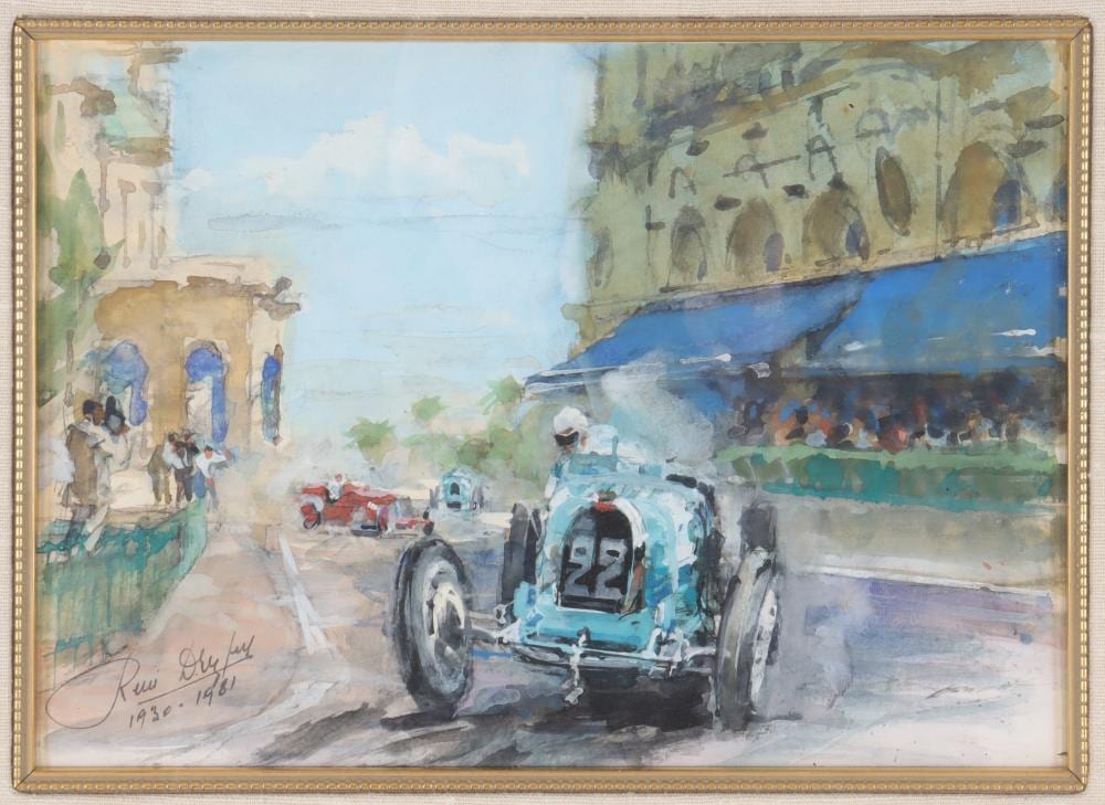 Walter Gotschke comparable auction result: walter gotschke rene dreyfus gouache