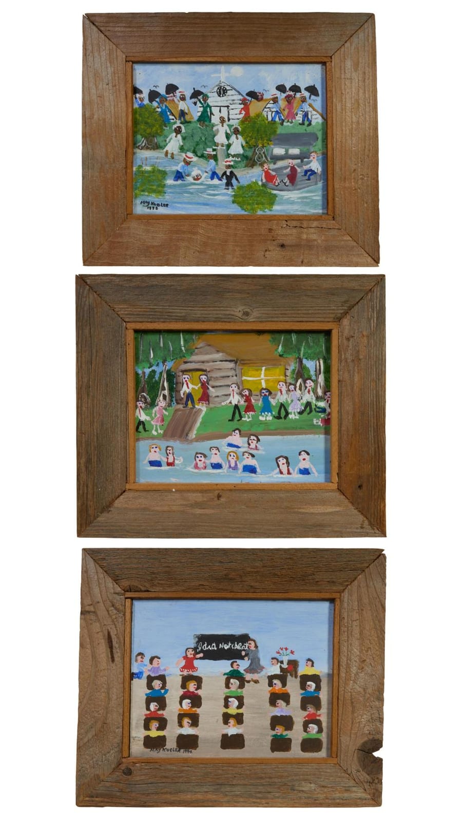 May Kugler comparable auction result: may kugler american louisiana 1916 2005 three works 20th c each h 8 in w 10 in framed h 12 1 4 in w 14 1 2 in 3 pcs