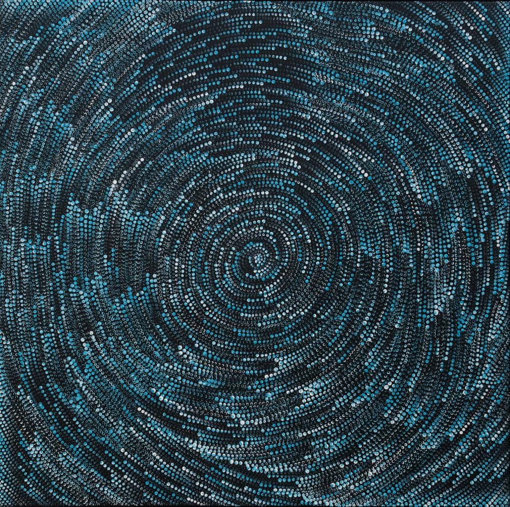lelita morton napanangka milky way acrylic on linen 99cm x 100cm · Ozbid Auctions · 2024-10-27 Lelita Morton comparable auction result: lelita morton napanangka milky way acrylic on linen 99cm x 100cm