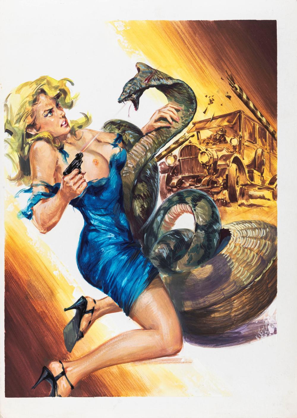 giovanni di stefano bonnie droga e serpenti 1974 · Finarte · 2024-11-07 Giovanni Lanfranco comparable auction result: giovanni di stefano bonnie droga e serpenti 1974