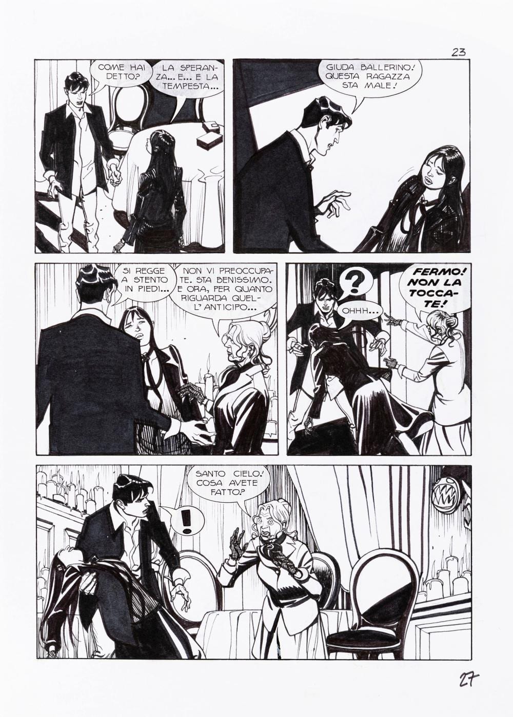 Nicola Mari comparable auction result: nicola mari dylan dog nel segno del dolore 2010