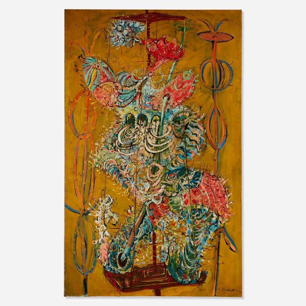 Ezio Martinelli comparable auction result: ezio martinelli untitled