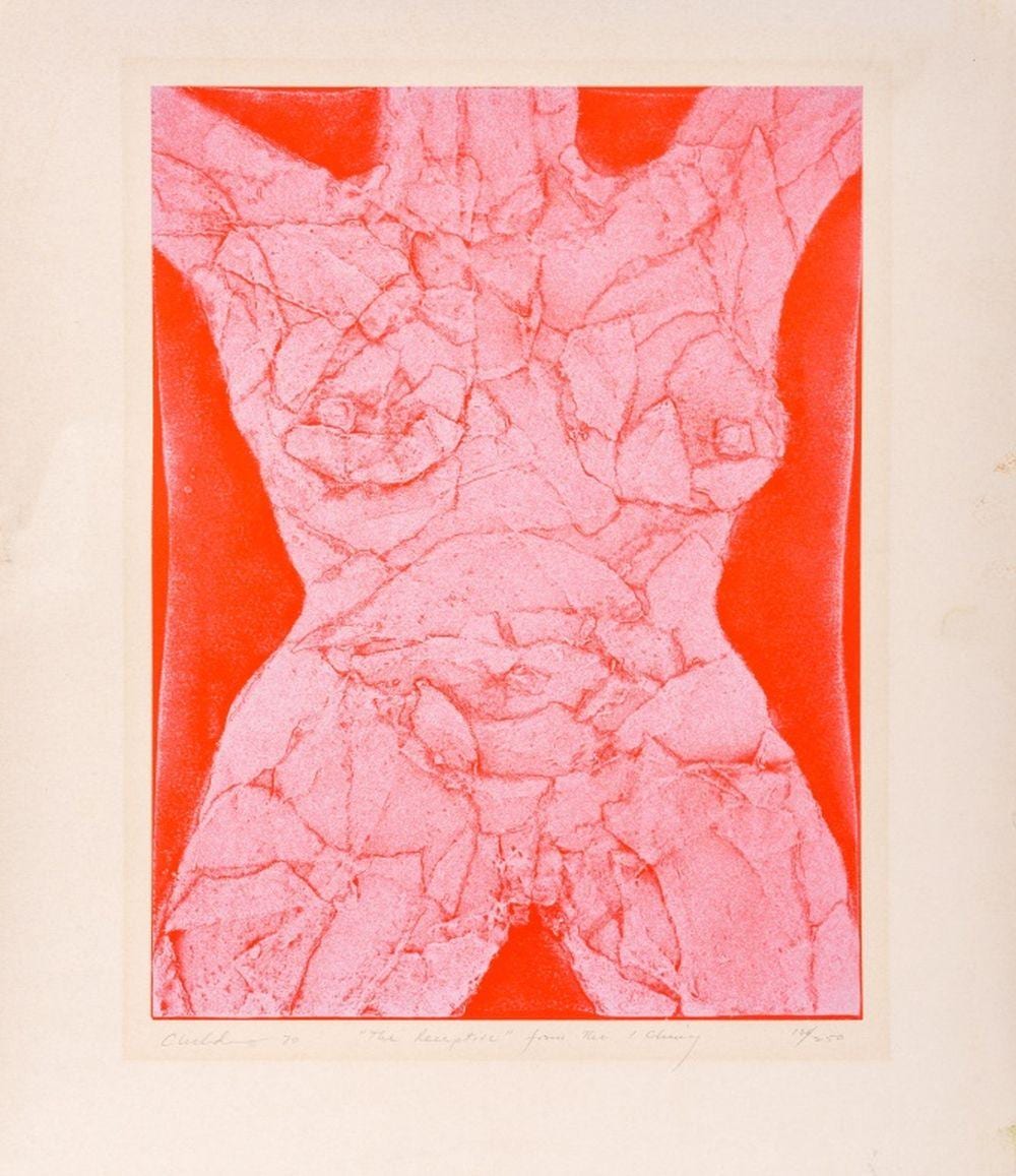 Bernard Childs comparable auction result: bernard childs the receptive print on paper
