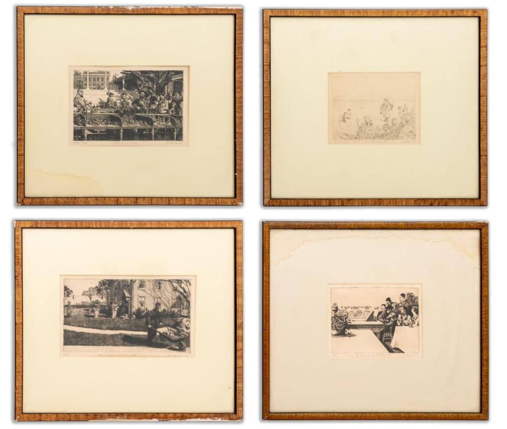 DAVID ITCHKAWICH comparable auction result: david itchkawich etchings 4