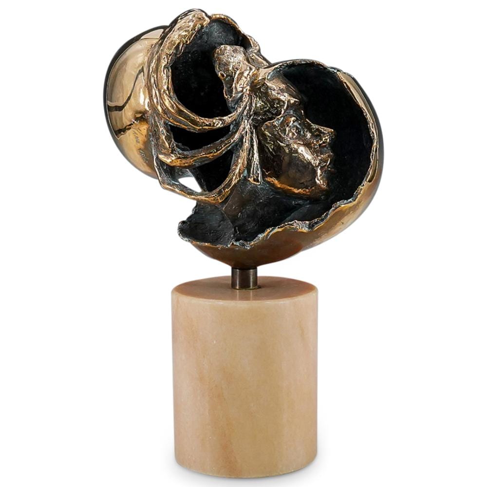 Isaac Kahn comparable auction result: isaac kahn lithuanian born 1950 janus faced bronze
