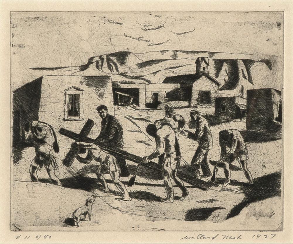 willard ayer nash penitente 1927 · Santa Fe Art Auction · 2024-11-08 Willard Ayer Nash comparable auction result: willard ayer nash penitente 1927
