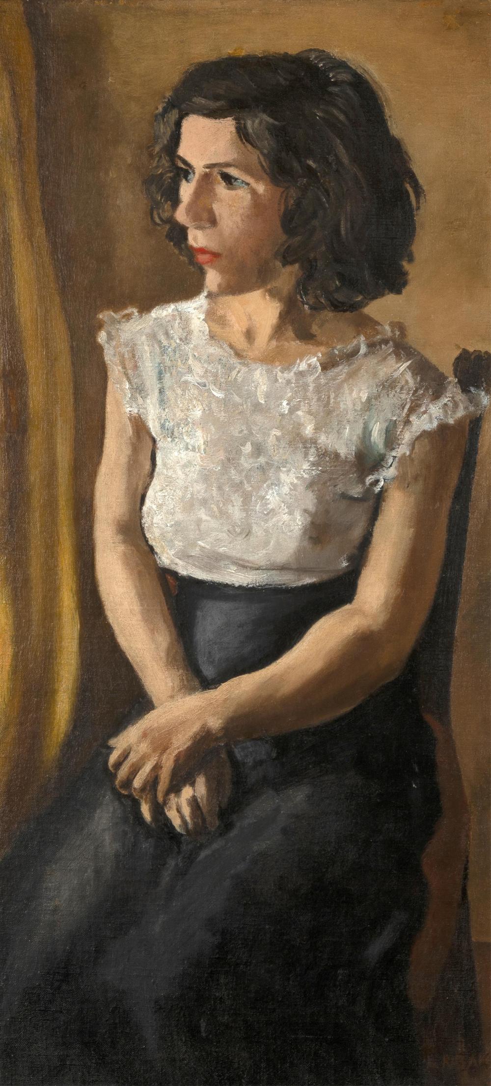 Louis Leon Ribak comparable auction result: louis leon ribak portrait of a woman