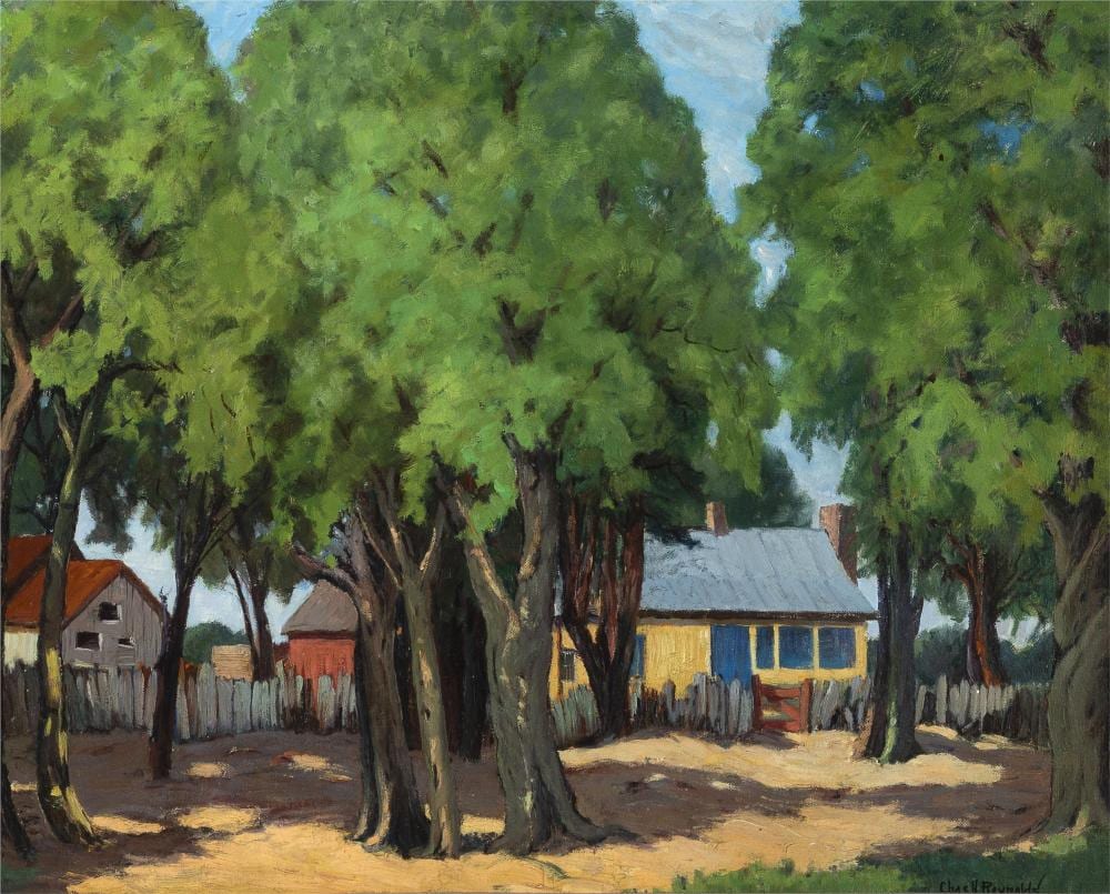 Charles Henry Reynolds comparable auction result: charles henry reynolds ozona farm ca 1945