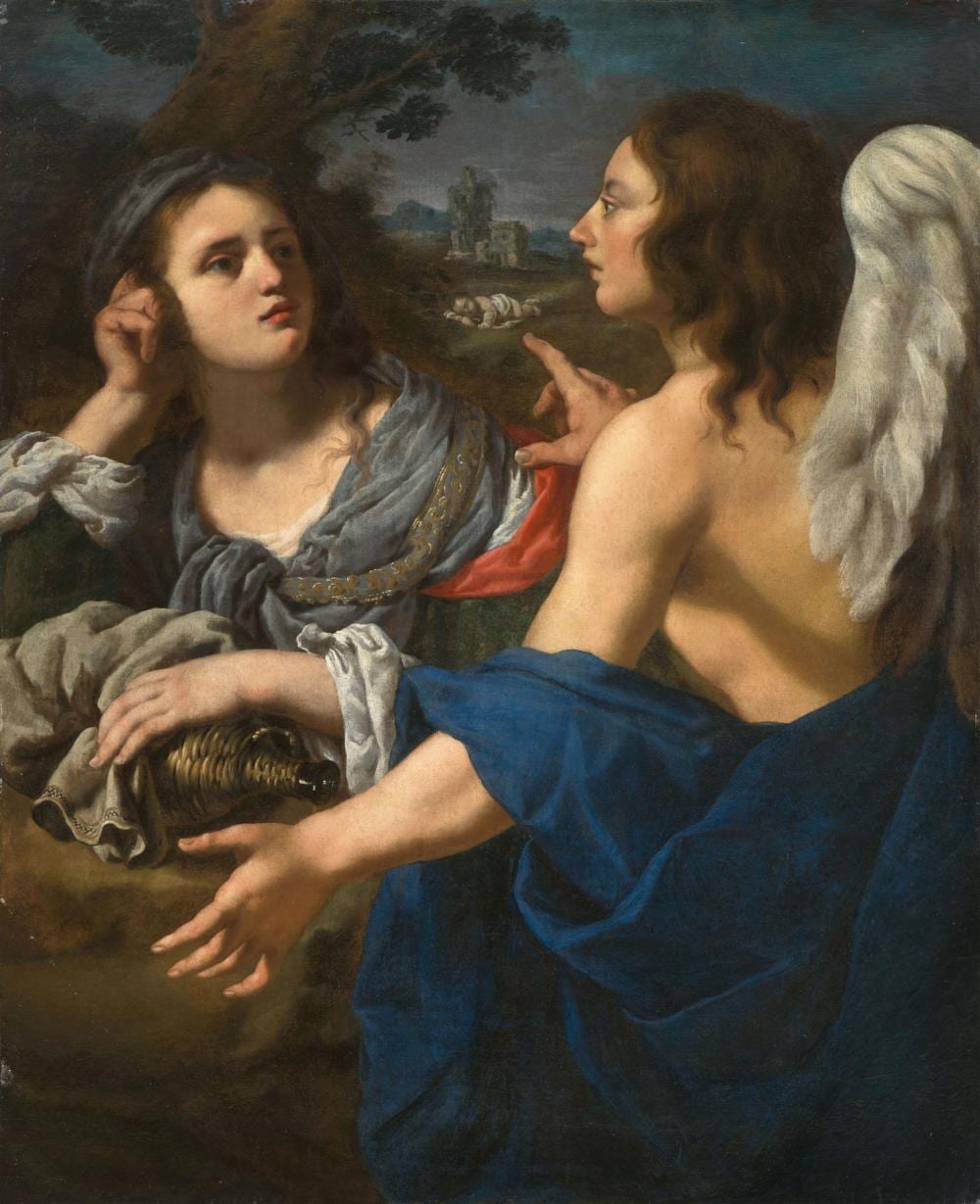 Alessandro Rosi comparable auction result: alessandro rosi hagar and the angel