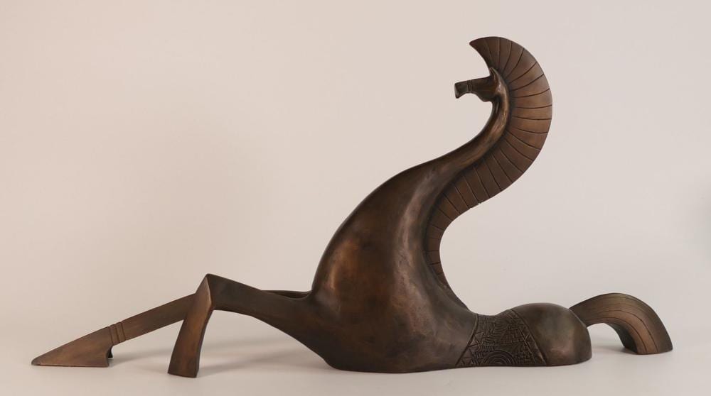 Govinder Nazran comparable auction result: govinder nazran le passione an artist proof resin sculpture of grecian stylised horse ap 15 39