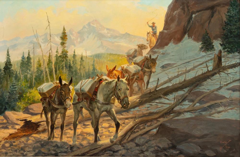 Charlie Dye comparable auction result: charlie dye american 1906 1972 salt packers 1968