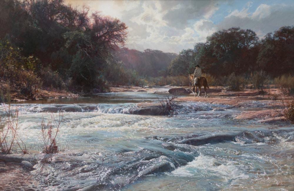 Bob Wygant comparable auction result: bob wygant american 1927 2008 glimmer of evening