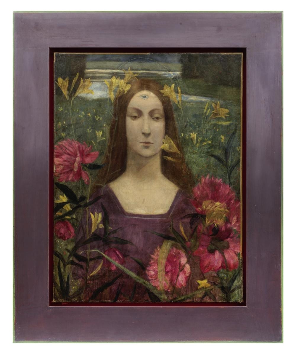 Constant Montald comparable auction result: constant montald 1862 1944 la sainte du marais 1893