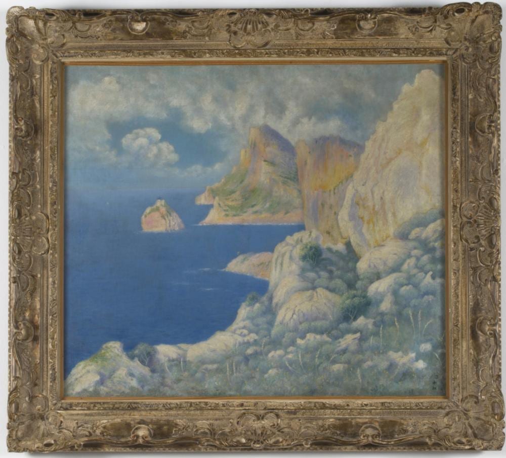 William Degouve de Nuncques comparable auction result: william degouve de nuncques 1867 1935 vers le cap formentor 1902