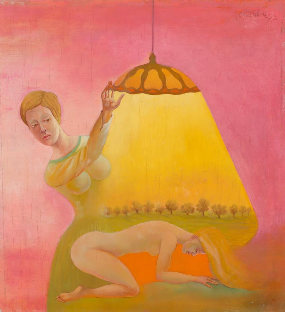 Fritz Janschka comparable auction result: fritz janschka 1919 2016 surreal painting