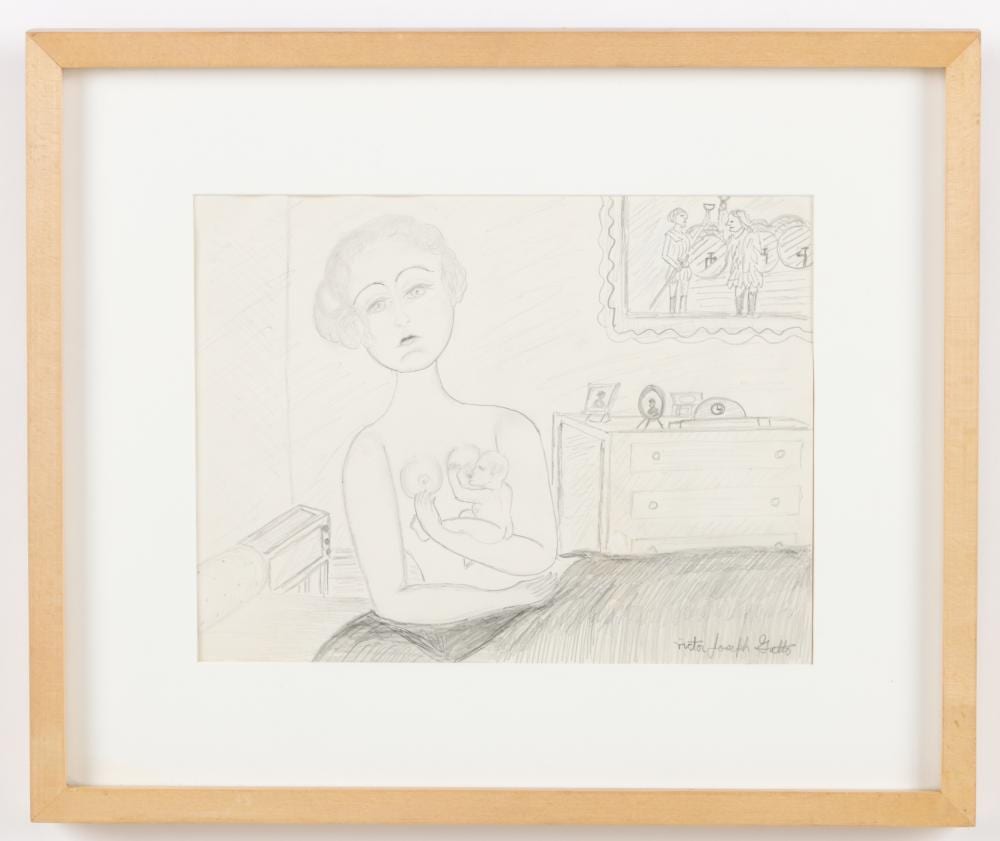 Victor Joseph Gatto comparable auction result: victor joseph gatto 1890 1965 mother and child