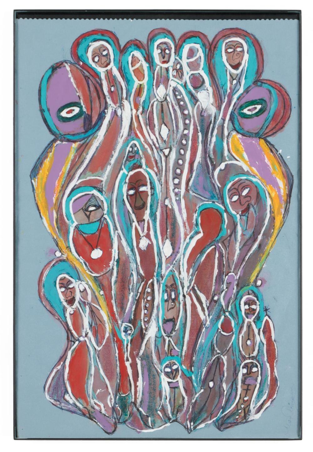 max romain american b 1930 untitled figures · Material Culture · 2024-11-18 Max Romain comparable auction result: max romain american b 1930 untitled figures