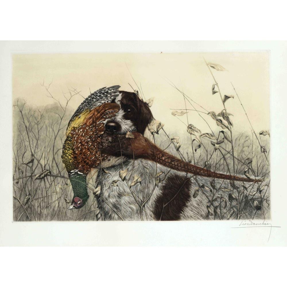 Léon Danchin comparable auction result: l on danchin 1887 1938 hunting
