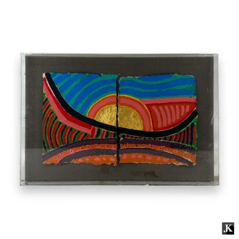 Neil Loeb comparable auction result: neil loeb b 1950 mixed media painting on paper