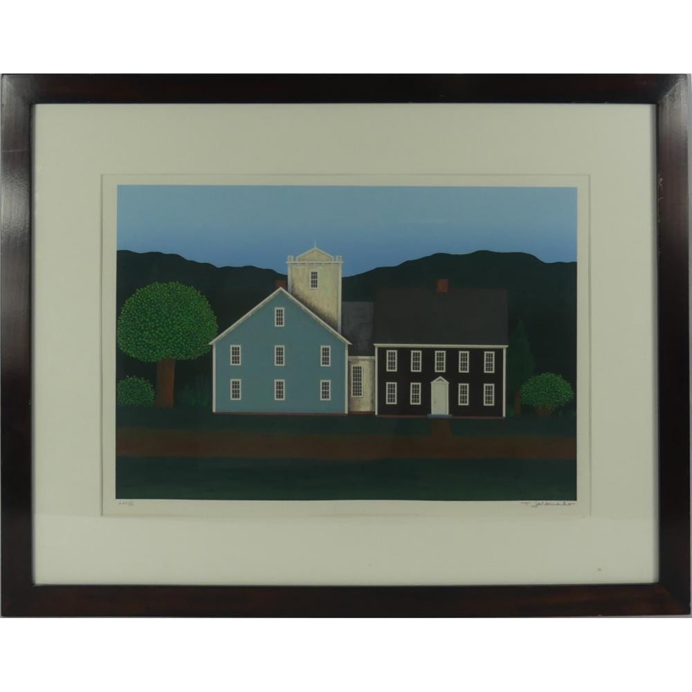 ted jeremenko farmhouse 3 screenprint · Antiques & Modern Auction Gallery · 2024-11-11 Ted Jeremenko comparable auction result: ted jeremenko farmhouse 3 screenprint